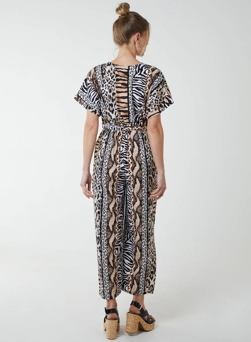 بلو فانيلا Multi Stripe Animal Jumpsuit